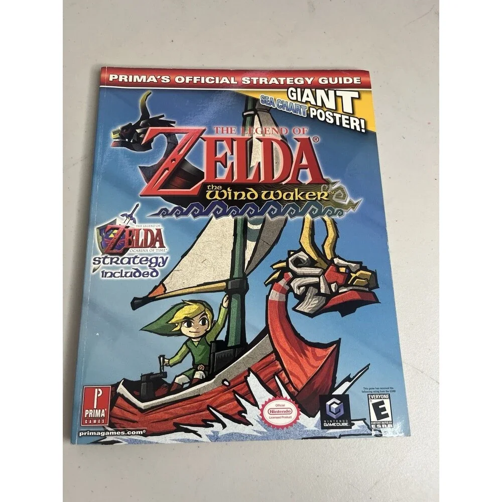 The Legend of Zelda The Wind Waker Prima Official Strategy Guide Nintendo GC